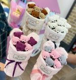 بوکت تدی (پارچه و زیرساز دسته گل) سایز کوچک - Image 6