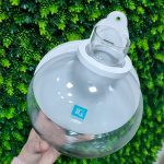 گلدان تنگ دیواری دایره شیشه ای - Image 3