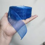 روبان حریر تور 4 سانت 50یارد