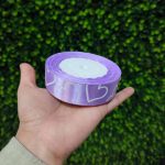 روبان ساتن طرح دار 2/5 سانت - Image 8