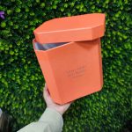 باکس خارجی درب دار مقوایی ضخیم رنگ نارنجی - Image 3