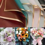 کاغذ ضدآب دور طلایی در رنگبندی مختلف بسته 5عددی