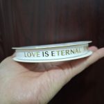 روبان 1 سانت طرح love طلا کوب 35یارد - Image 4
